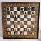 ChessboArt800 with Expoxy (Custom) combination of wood and resin in the chessboard and chess pieces