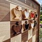 8 different Chess Kings for hanging with magnets