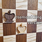 Diamond Chess King for hanging board